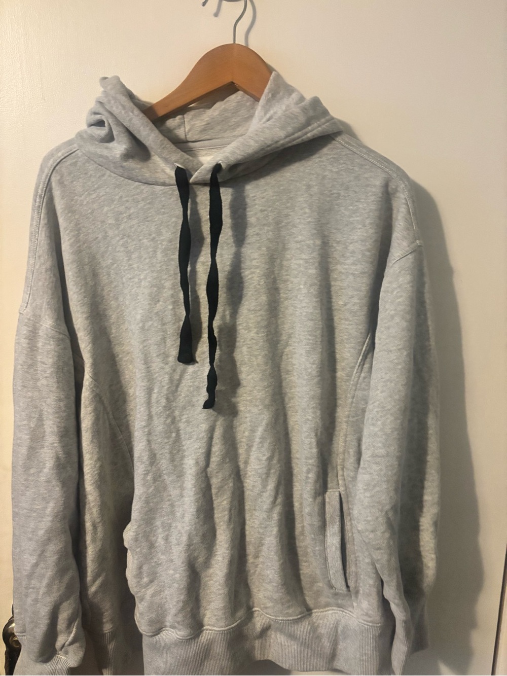 aerie Light Gray Pullover Hoodie